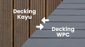 7 Aspek Perbandingan Decking Kayu dan Decking WPC